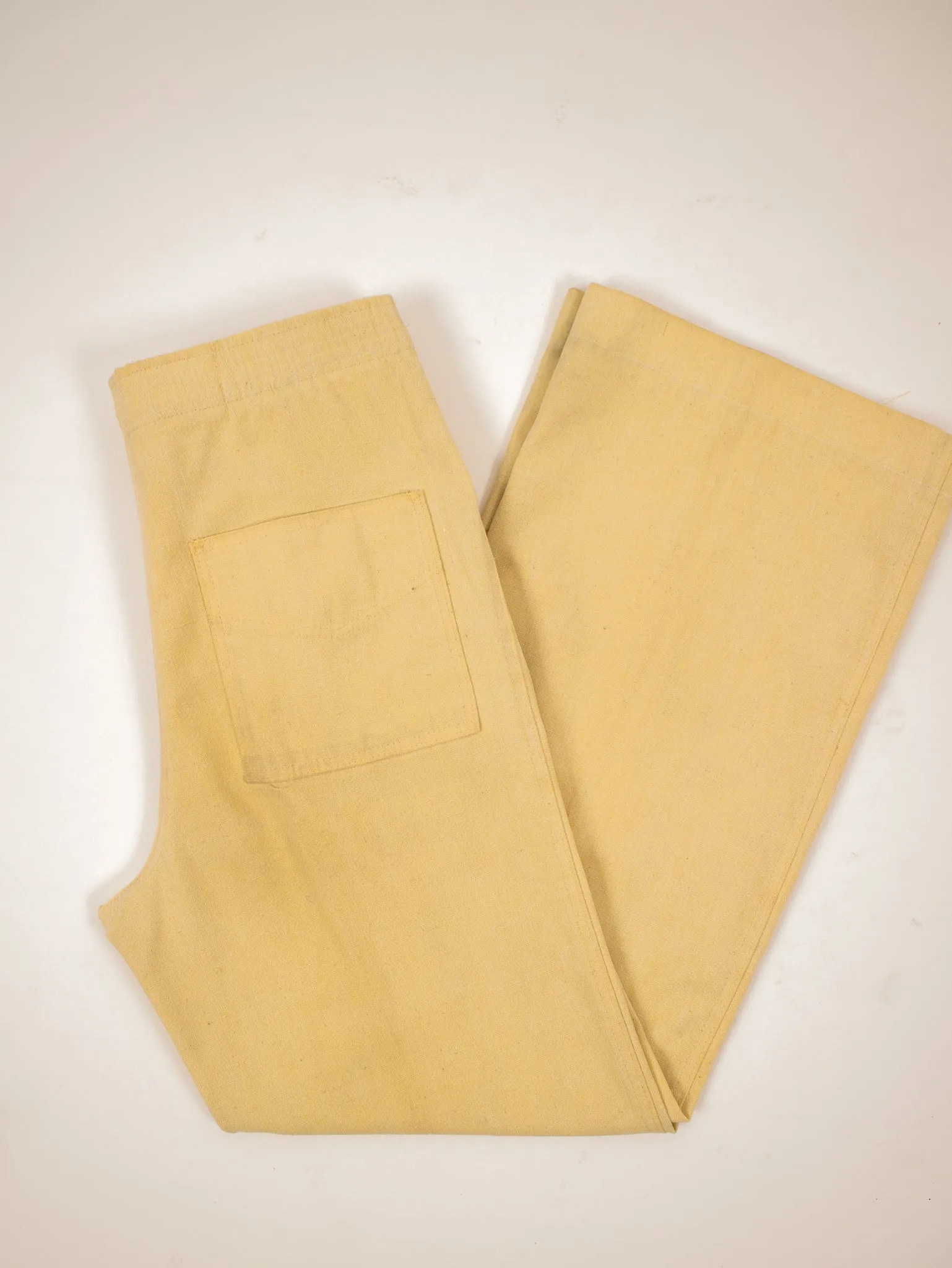 1960's yellow bell slacks