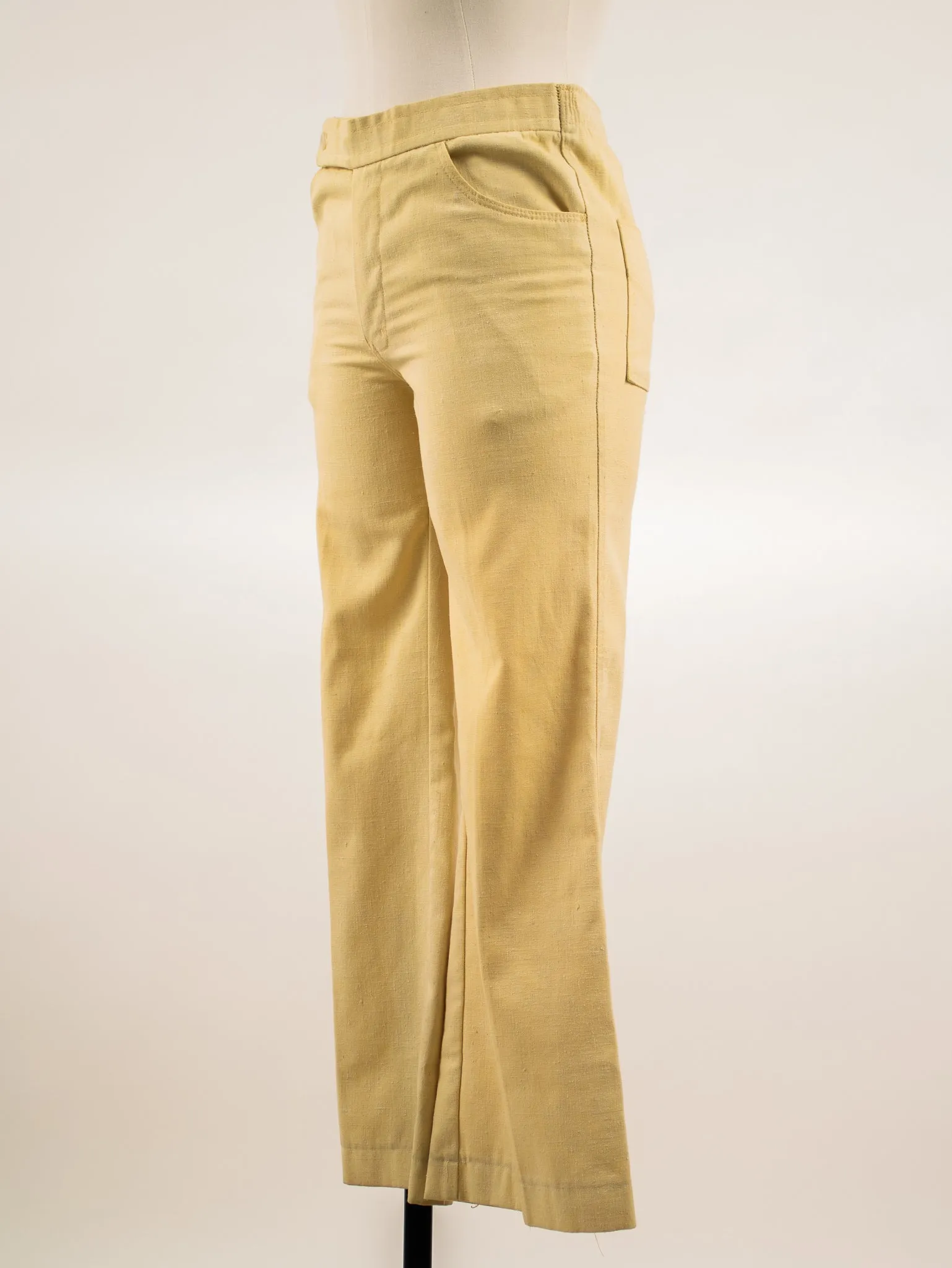 1960's yellow bell slacks
