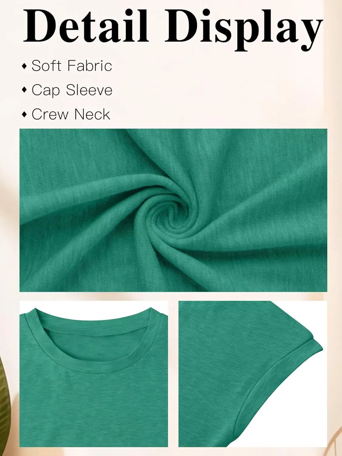 Bliwov 2 Pack Womens Tops Cap Sleeve T Shirts Summer Spring Basic Trendy Casual Outfits Beach Vacation Fashion Dressy Clothes