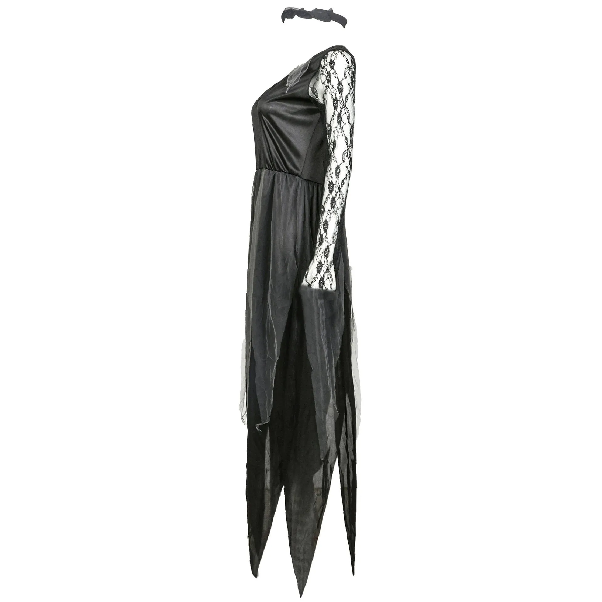 Halloween vampire dress gauze ghost bride costume cosplay stage play female zombie dress uniform