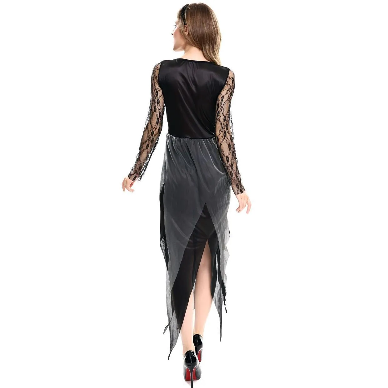 Halloween vampire dress gauze ghost bride costume cosplay stage play female zombie dress uniform