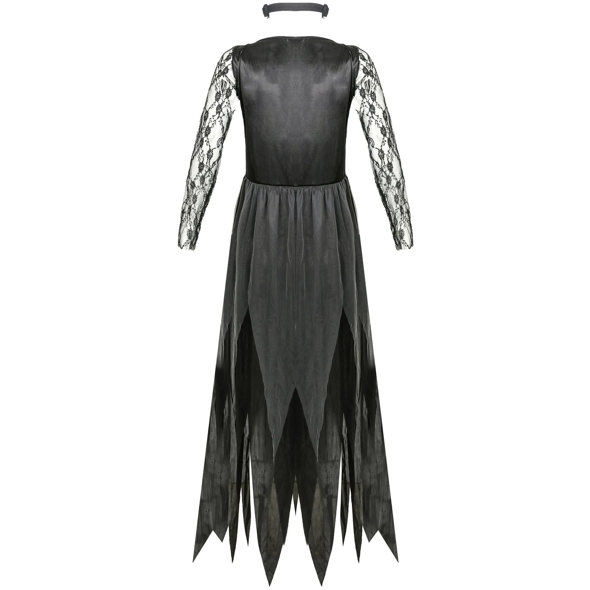 Halloween vampire dress gauze ghost bride costume cosplay stage play female zombie dress uniform