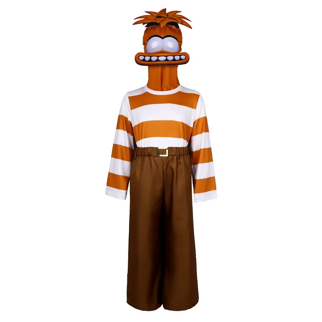 Inside Out 2 Anxiety Costume Halloween Stage Performance Outfit for Kids and Adults