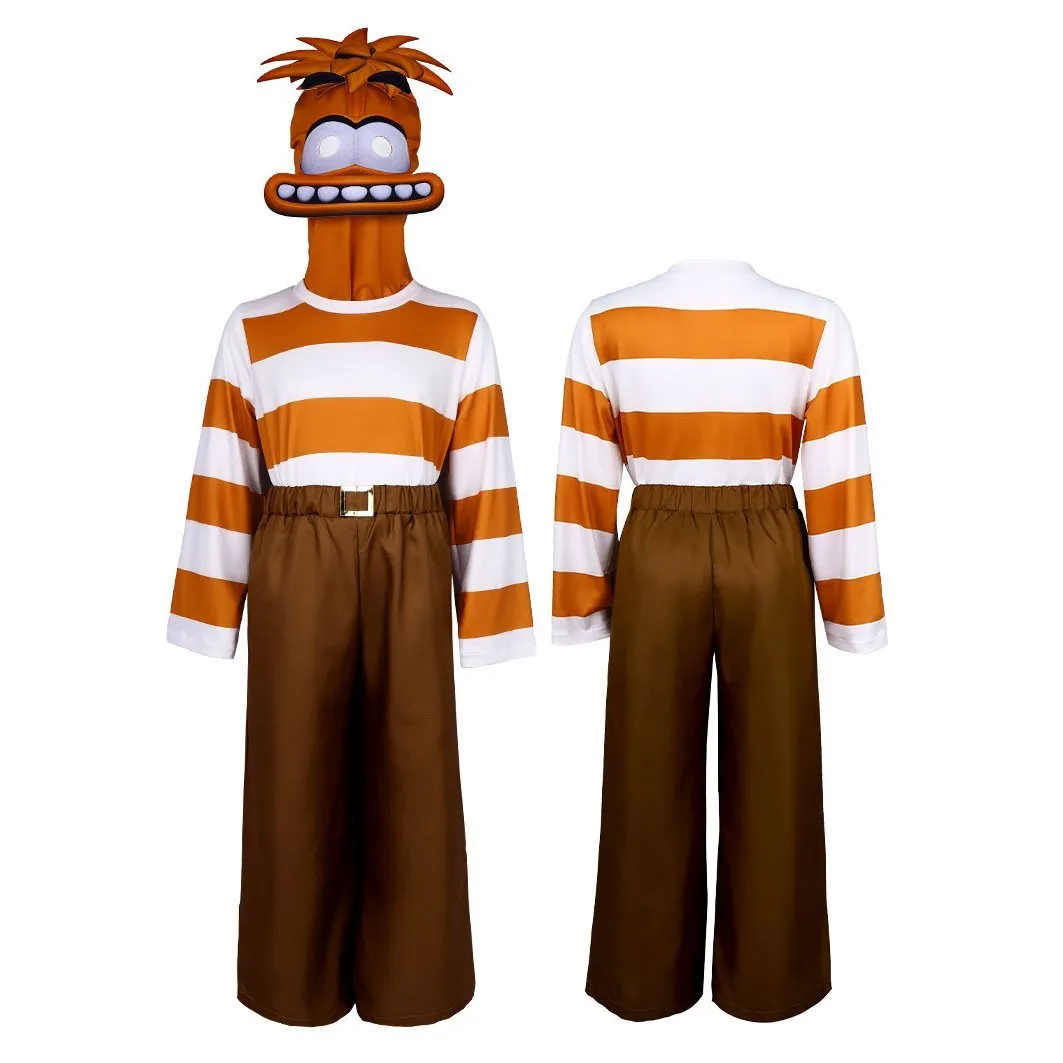 Inside Out 2 Anxiety Costume Halloween Stage Performance Outfit for Kids and Adults