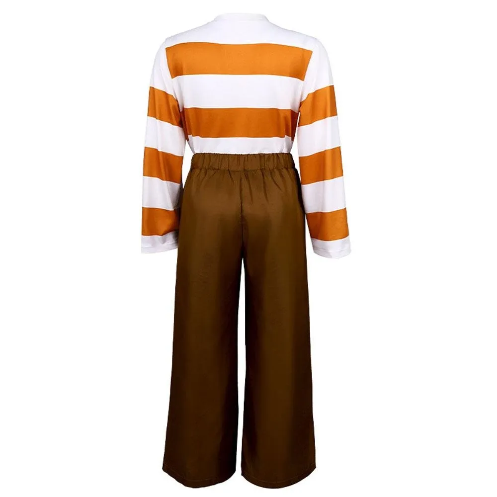 Inside Out 2 Anxiety Costume Halloween Stage Performance Outfit for Kids and Adults