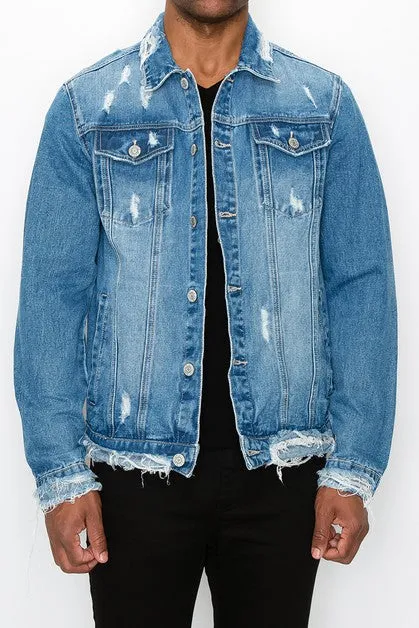 Just Ride Airbrush Denim Jacket