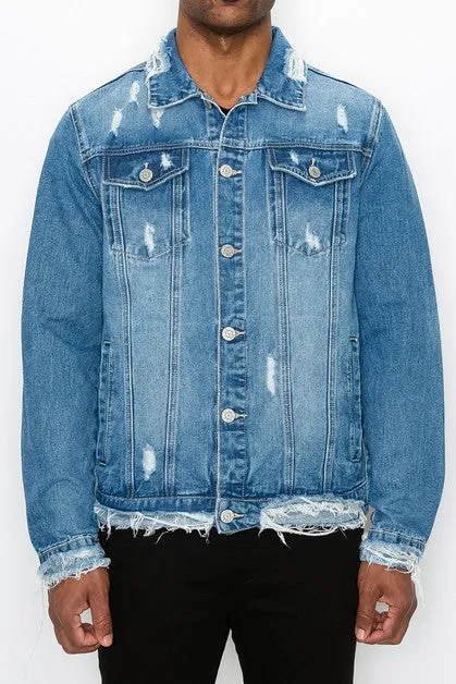 Just Ride Airbrush Denim Jacket