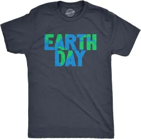 Mens Earth Day T Shirts Funny Green Environmental Graphic Novelty Recycling Tees for Guys