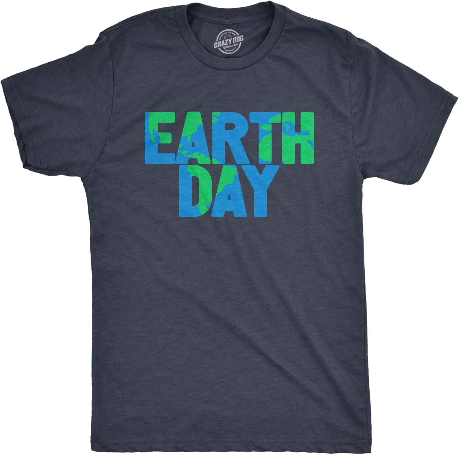 Mens Earth Day T Shirts Funny Green Environmental Graphic Novelty Recycling Tees for Guys