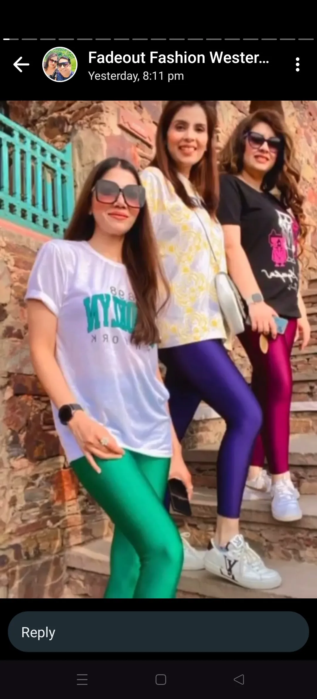 Mettalic jegging high waist