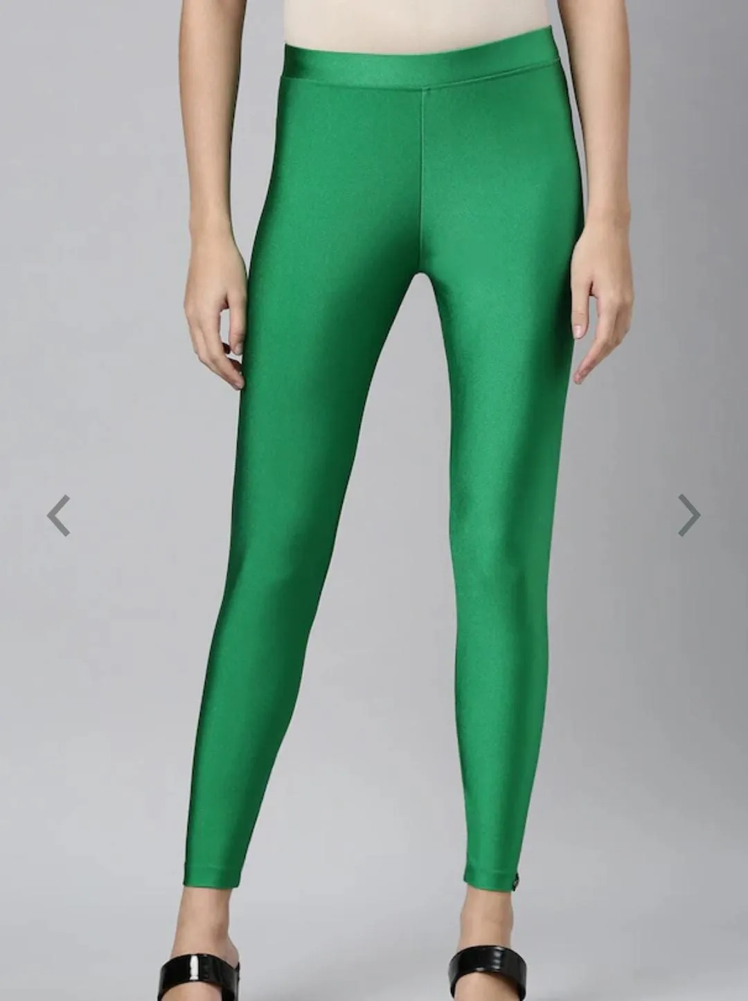 Mettalic jegging high waist
