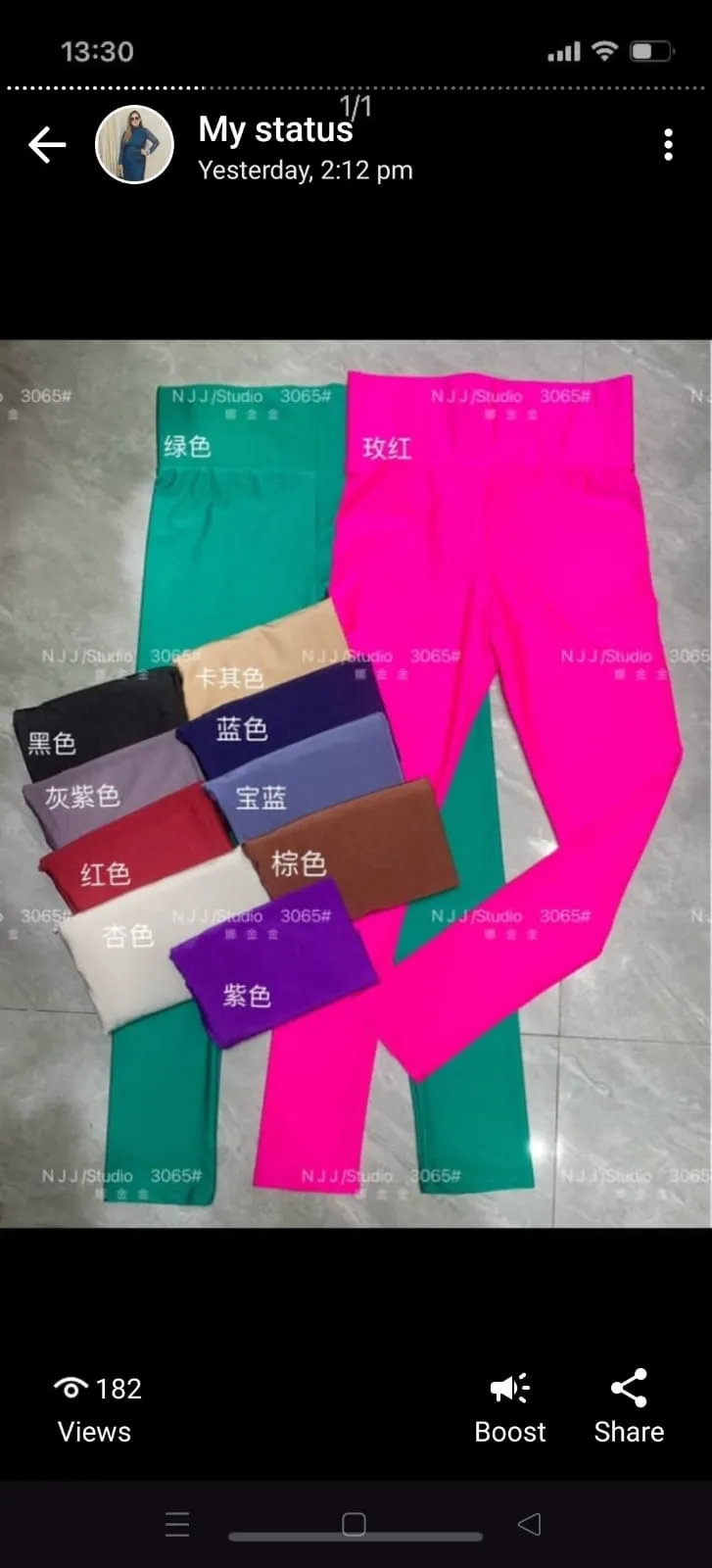 Mettalic jegging high waist